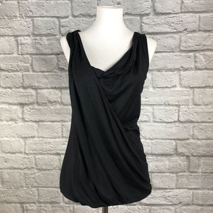 Banana Republic Drape Front Sleeveless Top